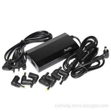 120W Universal AC Adapter with 8 Tips, for Car and Home, 2-in-1, 100 to 240V, 2.0A Input
